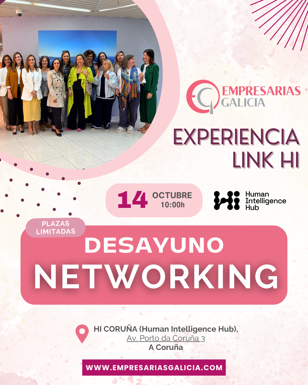 Desayuno Hi Coruña, 14 de octubre