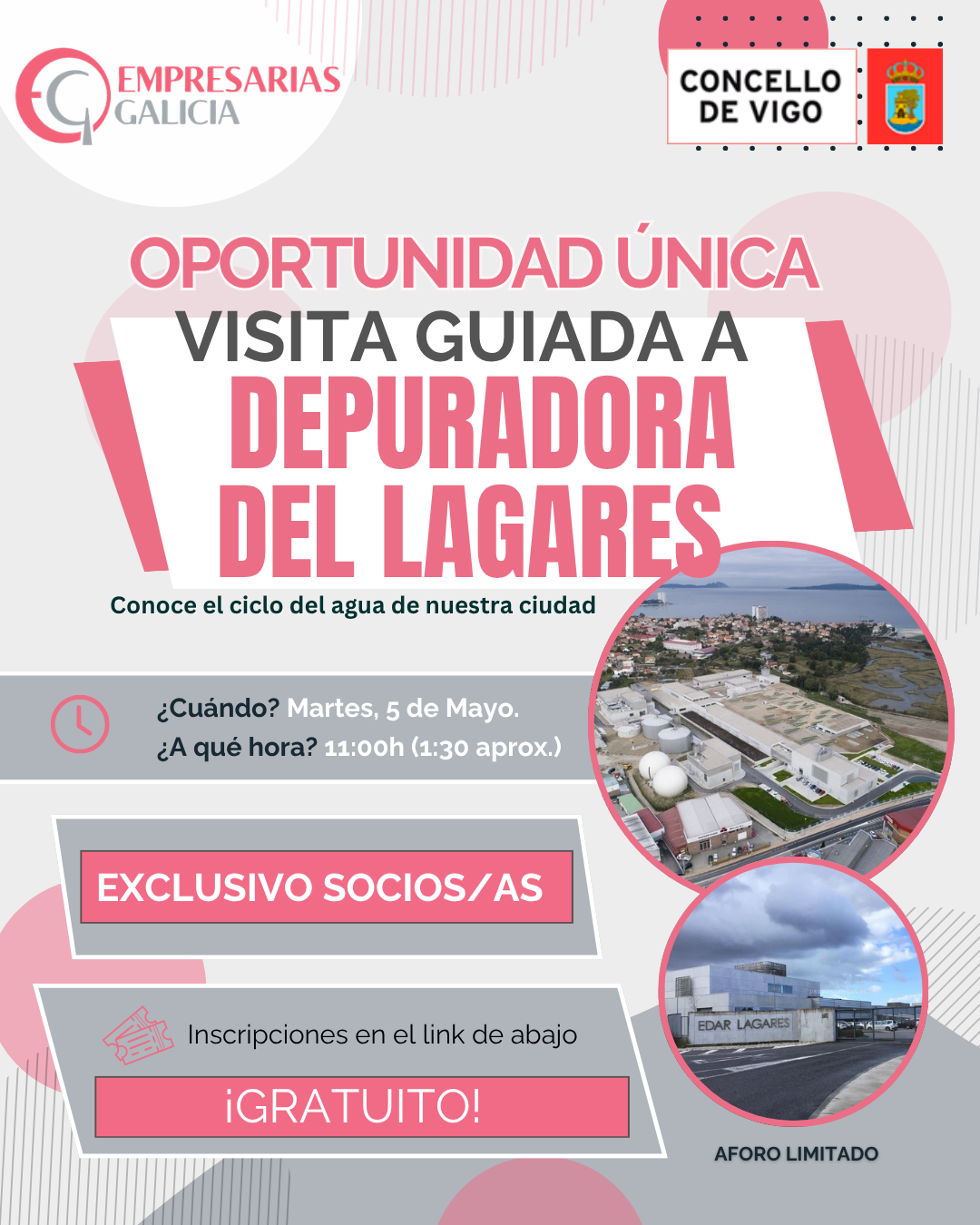 Visita exclusiva soci@s a la Depuradora del Lagares (Vigo)